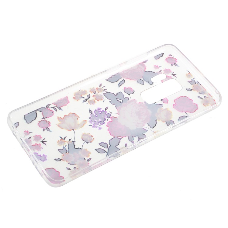 Ultra Thin Patterned Soft TPU Cell Phone Cover for Samsung Galaxy S9+ SM-G965 - Roses-3