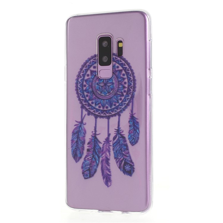 Ultra Thin Patterned Soft TPU Protective Case for Samsung Galaxy S9+ SM-G965 - Purple Dream Catcher-2