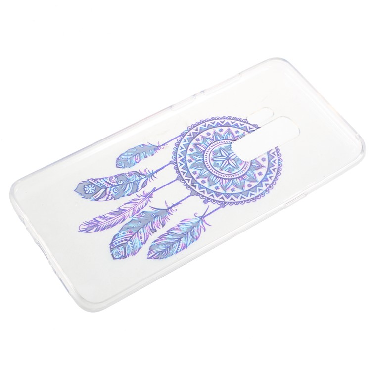 Ultra Thin Patterned Soft TPU Protective Case for Samsung Galaxy S9+ SM-G965 - Purple Dream Catcher-3