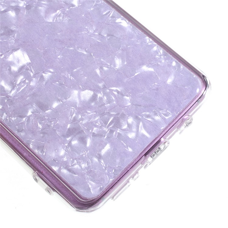 Epoxy Shell Pattern Flexible TPU Back Case for Samsung Galaxy S9 Plus SM-G965 - White-4