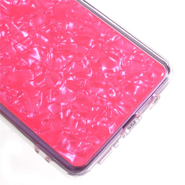 Epoxy Shell Pattern Flexible TPU Protection Phone Shell for Samsung Galaxy S9+ SM-G965 - Rose-4