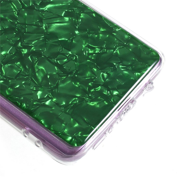 Epoxy Shell Pattern Flexible TPU Mobile Cover Shell for Samsung Galaxy S9+ SM-G965 - Green-4