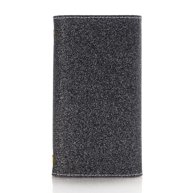 For Samsung Galaxy S9 Detachable 2-in-1 Glitter Powder Diamond PU Leather Wallet + TPU Back Case - Black-2