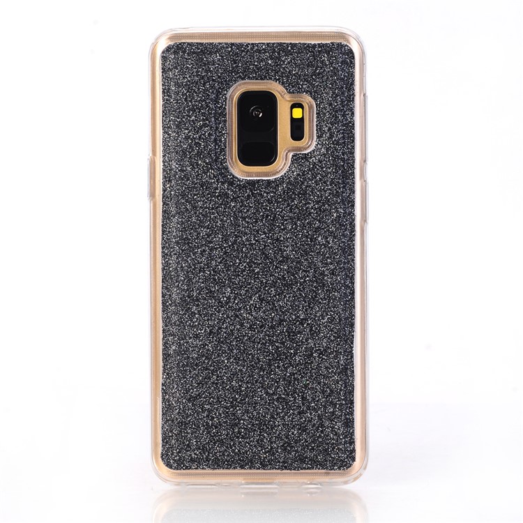 For Samsung Galaxy S9 Detachable 2-in-1 Glitter Powder Diamond PU Leather Wallet + TPU Back Case - Black-4