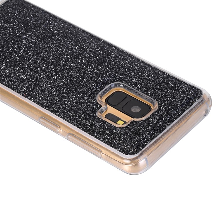 For Samsung Galaxy S9 Detachable 2-in-1 Glitter Powder Diamond PU Leather Wallet + TPU Back Case - Black-7