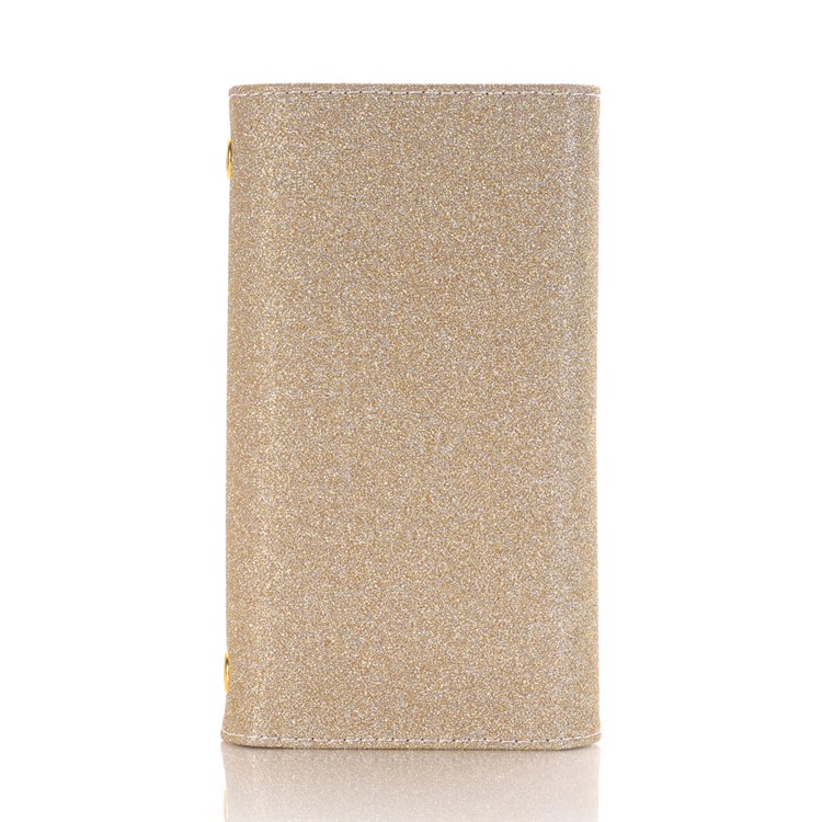 For Samsung Galaxy S9 Detachable 2-in-1 Glitter Powder Diamond PU Leather Wallet + TPU Back Protective Shell - Gold-2