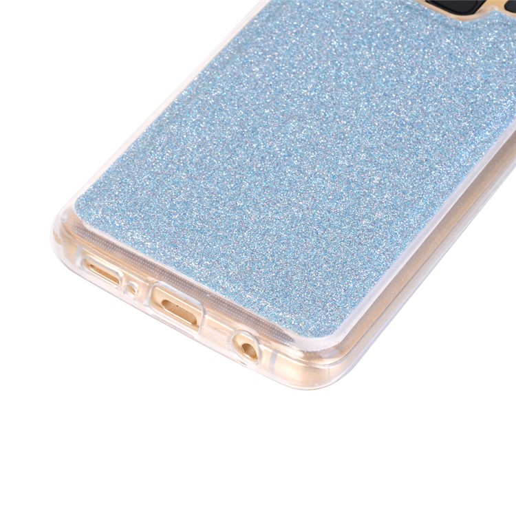 For Samsung Galaxy S9 Detachable 2-in-1 Glitter Powder Diamond PU Leather Wallet + TPU Back Mobile Casing - Blue-5