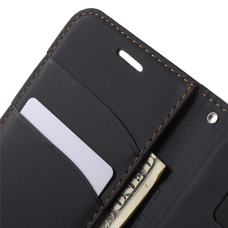 ROAR Diary Leather Wallet Case for Samsung Galaxy S7 - Black-6
