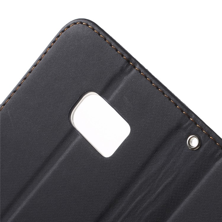 ROAR Diary Leather Wallet Case for Samsung Galaxy S7 - Black-7