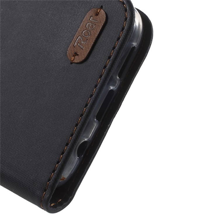 ROAR Diary Leather Wallet Case for Samsung Galaxy S7 - Black-8