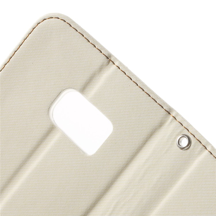 ROAR KOREA Diary Leather Wallet Cover for Samsung Galaxy S7 - White-7