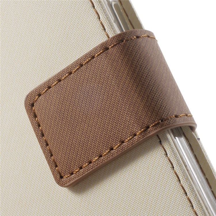 ROAR KOREA Diary Leather Wallet Cover for Samsung Galaxy S7 - White-8