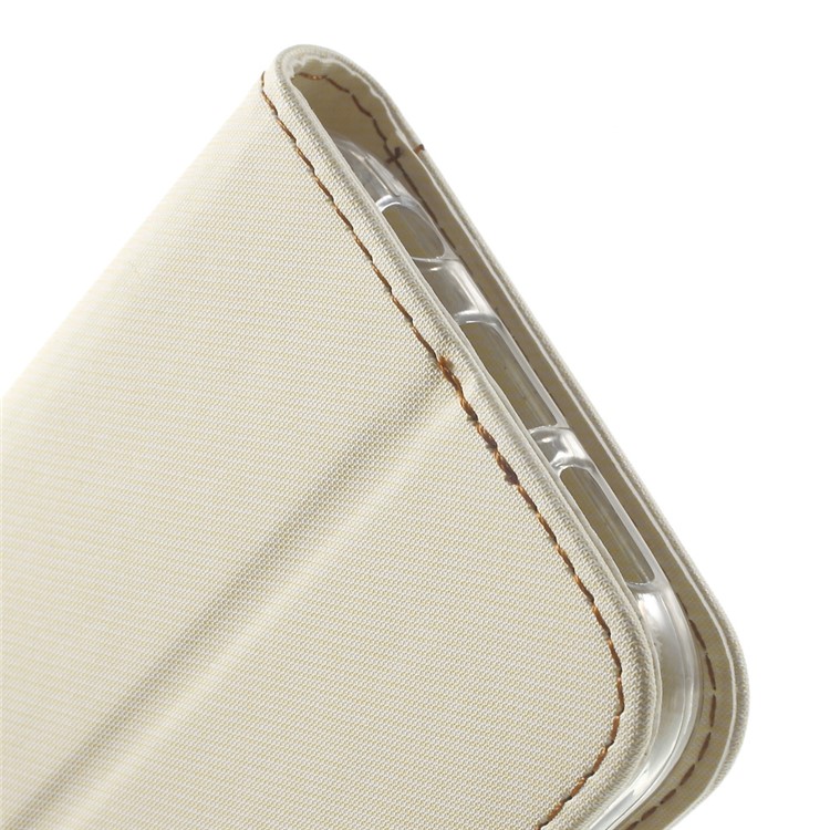 ROAR KOREA Diary Leather Wallet Cover for Samsung Galaxy S7 - White-9