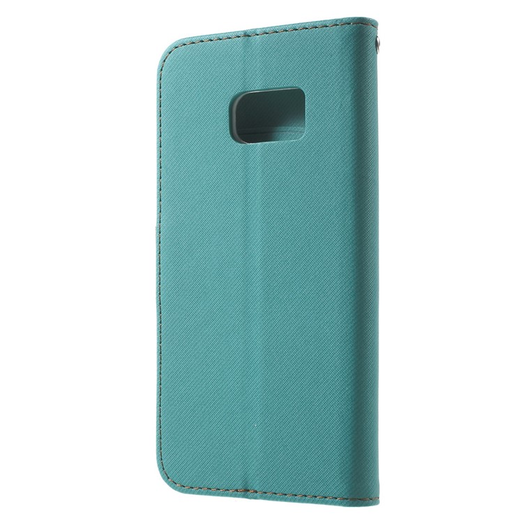 ROAR KOREA Diary Leather Card Holder Case for Samsung Galaxy S7 - Green-2