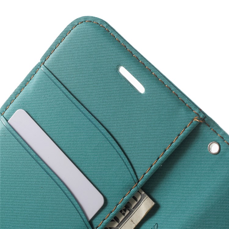 ROAR KOREA Diary Leather Card Holder Case for Samsung Galaxy S7 - Green-6