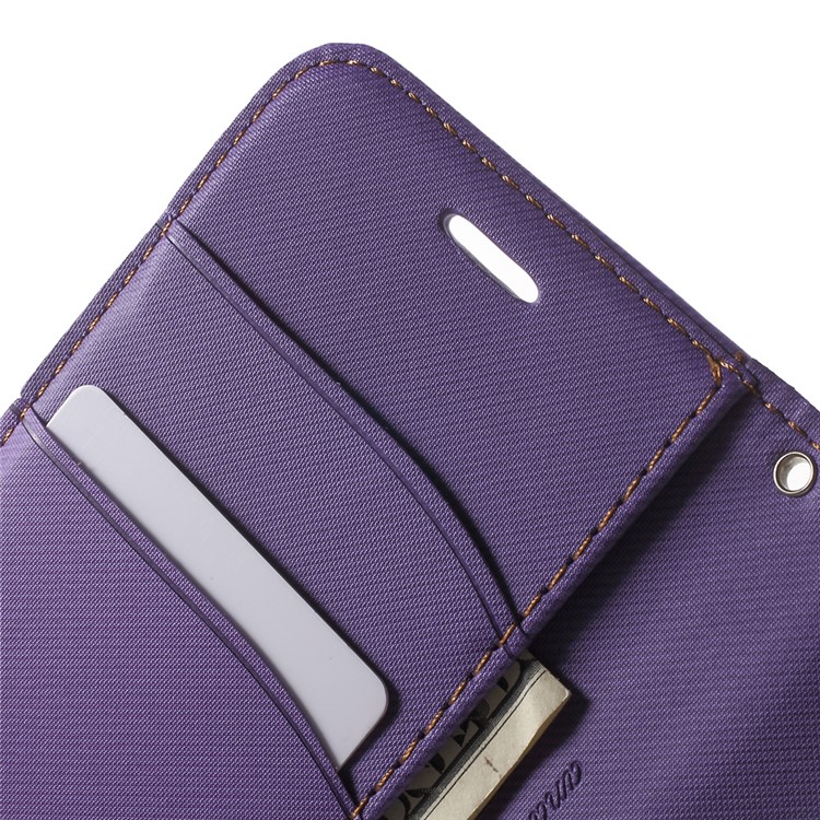ROAR KOREA Diary Leather Wallet Case for Samsung Galaxy S7 - Purple-6