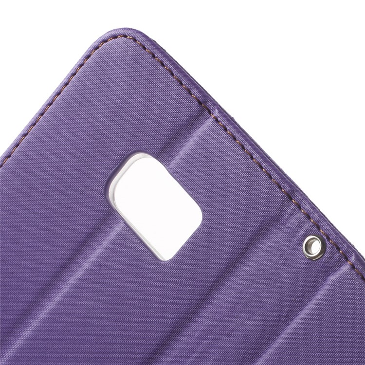 ROAR KOREA Diary Leather Wallet Case for Samsung Galaxy S7 - Purple-7