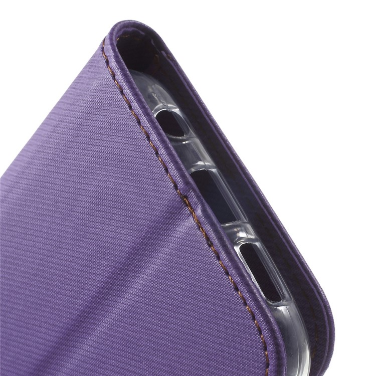 ROAR KOREA Diary Leather Wallet Case for Samsung Galaxy S7 - Purple-9