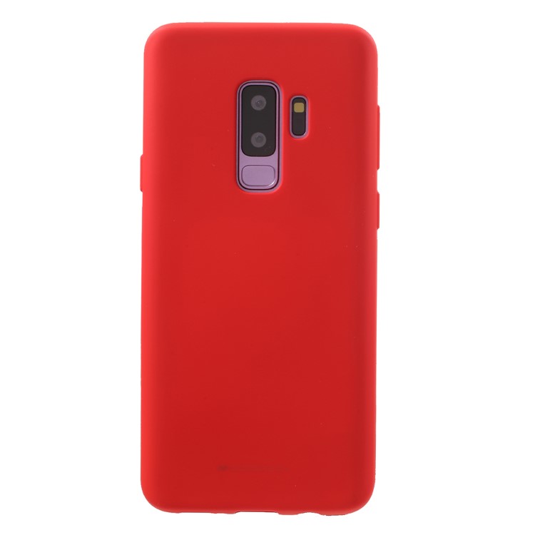 MERCURY GOOSPERY Matte Skin TPU Case for Samsung Galaxy S9+ SM-G965 - Red-2
