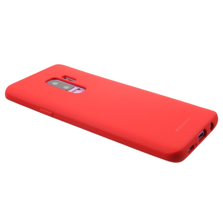 MERCURY GOOSPERY Matte Skin TPU Case for Samsung Galaxy S9+ SM-G965 - Red-3