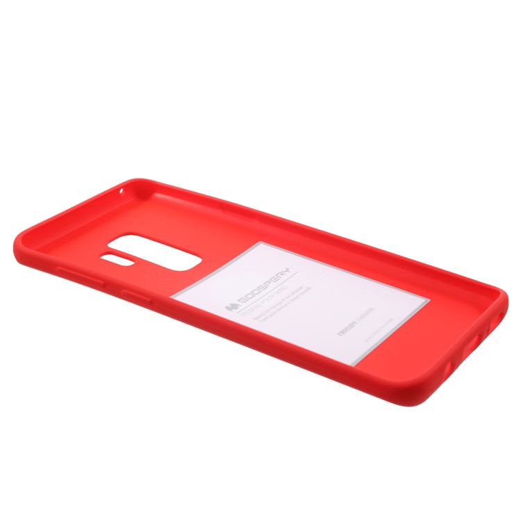 MERCURY GOOSPERY Matte Skin TPU Case for Samsung Galaxy S9+ SM-G965 - Red-4