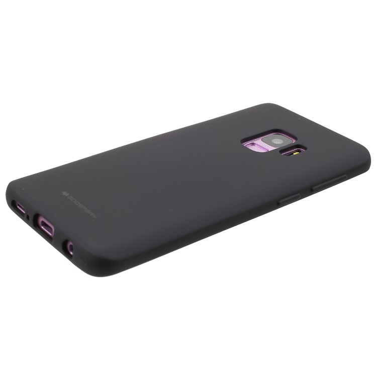 MERCURY GOOSPERY Matte Skin TPU Phone Cover for Samsung Galaxy S9 G960 - Black-3