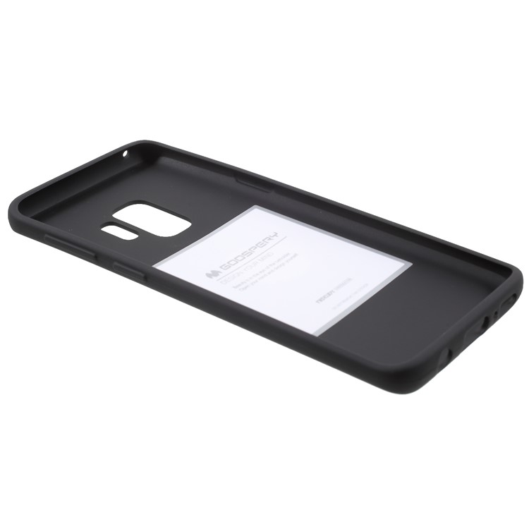 MERCURY GOOSPERY Matte Skin TPU Phone Cover for Samsung Galaxy S9 G960 - Black-5