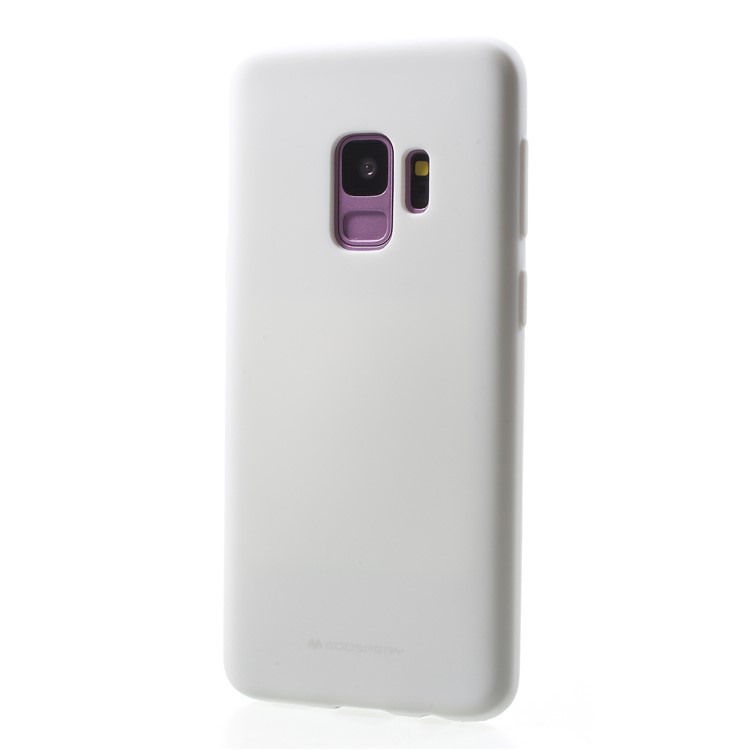 MERCURY GOOSPERY Pele Fosca TPU Gel Case Para Samsung Galaxy S9 G960 - Branco-3