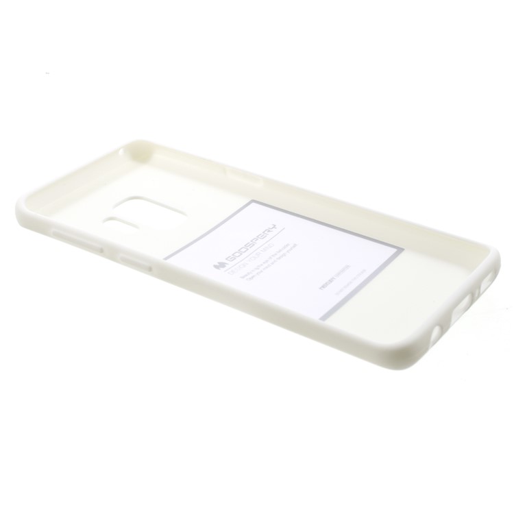 MERCURY GOOSPERY Pele Fosca TPU Gel Case Para Samsung Galaxy S9 G960 - Branco-5