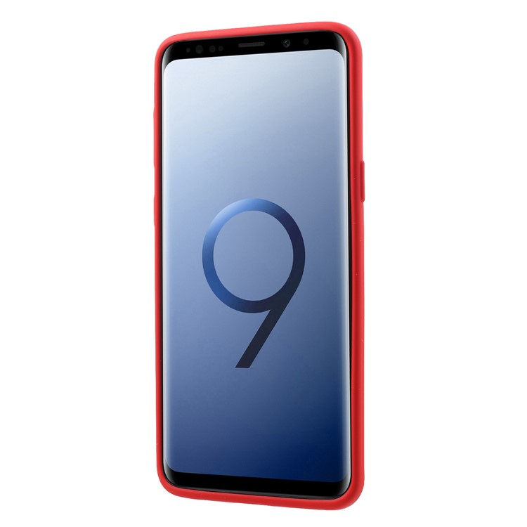 MERCURY GOOSPERY Matte Skin TPU Phone Accessory Case for Samsung Galaxy S9 G960 - Red-2