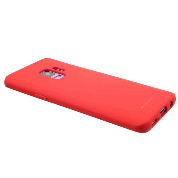 MERCURY GOOSPERY Matte Skin TPU Phone Accessory Case for Samsung Galaxy S9 G960 - Red-4