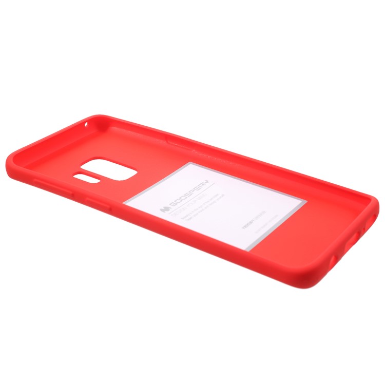 MERCURY GOOSPERY Matte Skin TPU Phone Accessory Case for Samsung Galaxy S9 G960 - Red-5