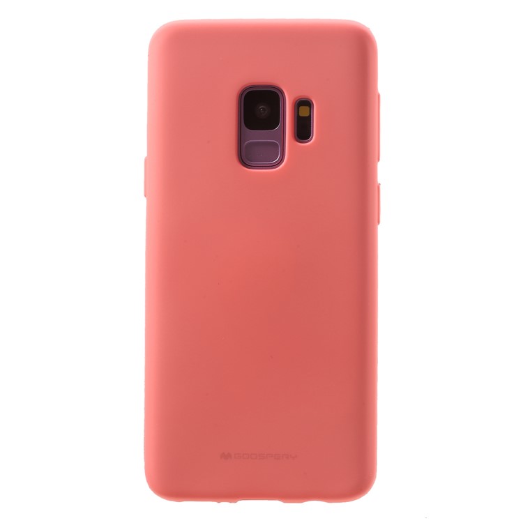 MERCURY GOOSPERY Matte Skin TPU Phone Back Case for Samsung Galaxy S9 G960 - Pink-1