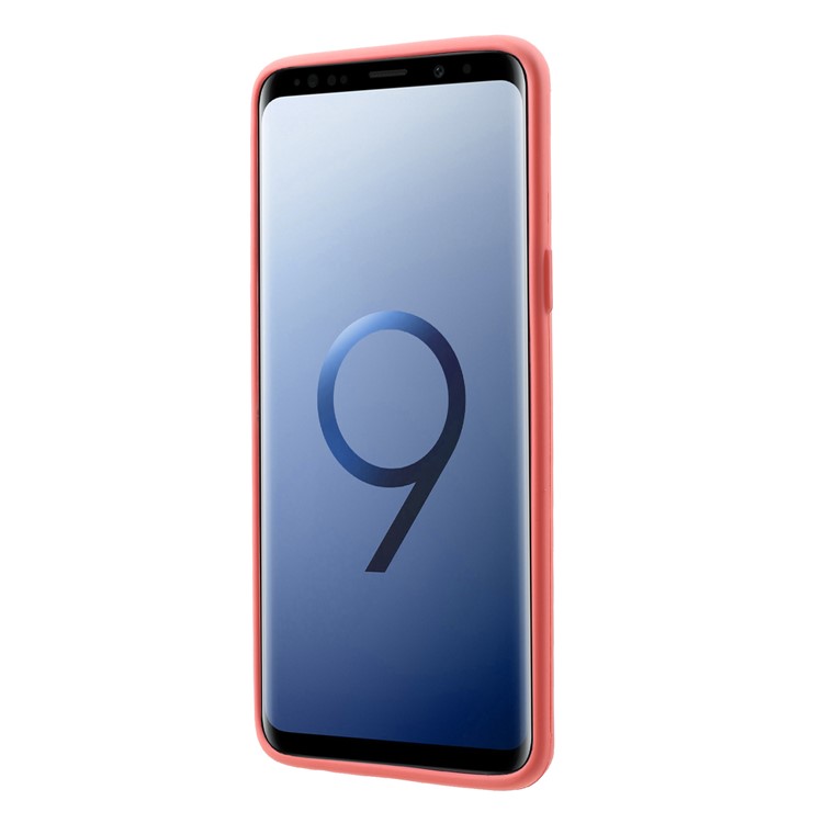 MERCURY GOOSPERY Matte Skin TPU Phone Back Case for Samsung Galaxy S9 G960 - Pink-2