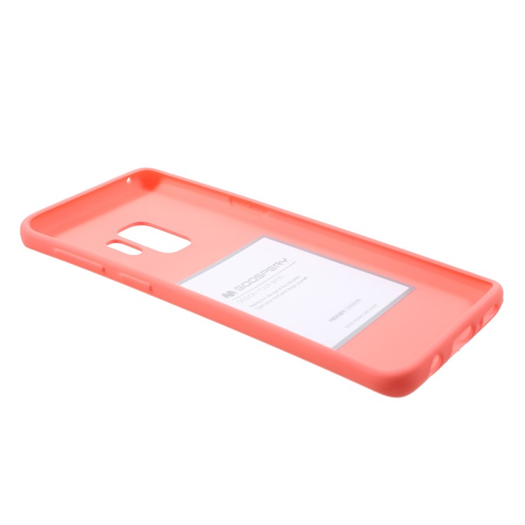 MERCURY GOOSPERY Matte Skin TPU Phone Back Case for Samsung Galaxy S9 G960 - Pink-5