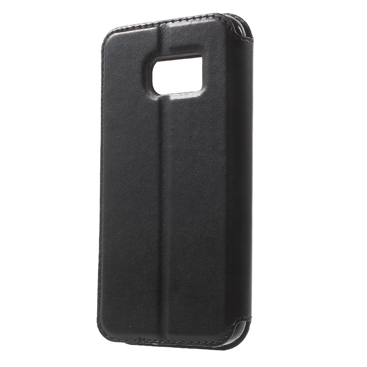 ROAR KOREA Window View Leather Stand Case for Samsung Galaxy S7 - Black-2