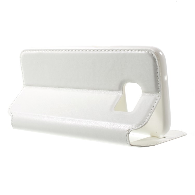 ROAR KOREA Window View Leather Stand Cover for Samsung Galaxy S7 - White-3