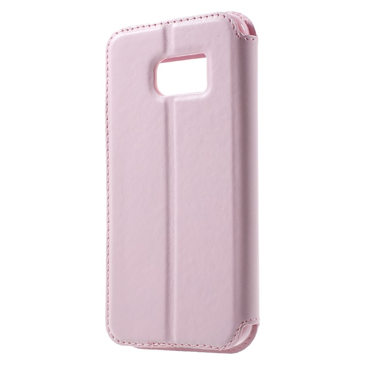 ROAR KOREA Window View Leather Cover Case for Samsung Galaxy S7 - Pink-2