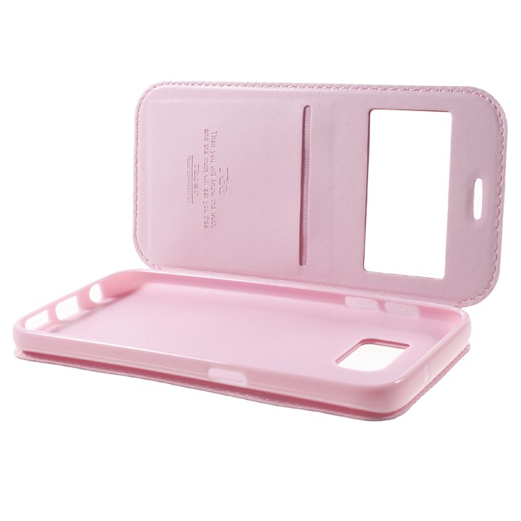 ROAR KOREA Window View Leather Cover Case for Samsung Galaxy S7 - Pink-8