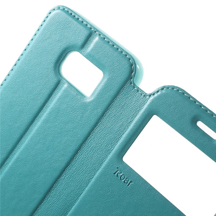 ROAR Window View Leather Phone Case for Samsung Galaxy S7 - Baby Blue-5