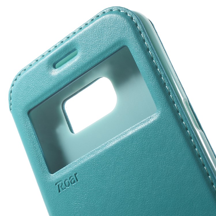 ROAR Window View Leather Phone Case for Samsung Galaxy S7 - Baby Blue-6