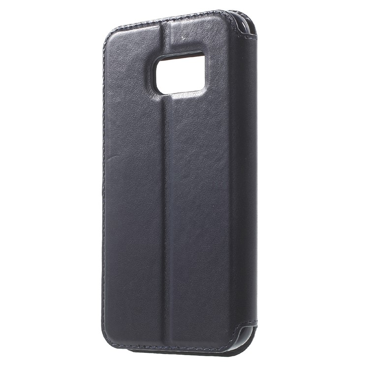 ROAR KOREA Window View Leather Stand Case for Samsung Galaxy S7 - Dark Blue-2