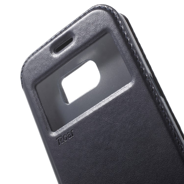 ROAR KOREA Window View Leather Stand Case for Samsung Galaxy S7 - Dark Blue-5