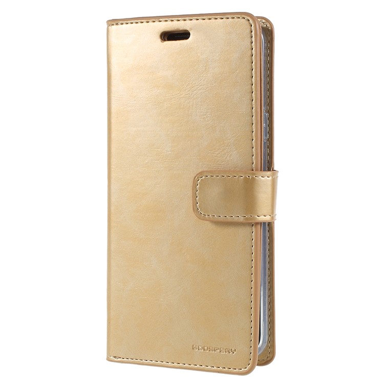 MERCURY GOOSPERY Mansoor Wallet Diary Leather Mobile Phone Case for Samsung Galaxy S9 Plus SM-G965 - Gold-2