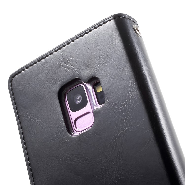 MERCURY GOOSPERY Mansoor Wallet Diary Leather Case for Samsung Galaxy S9 SM-G960 - Black-10