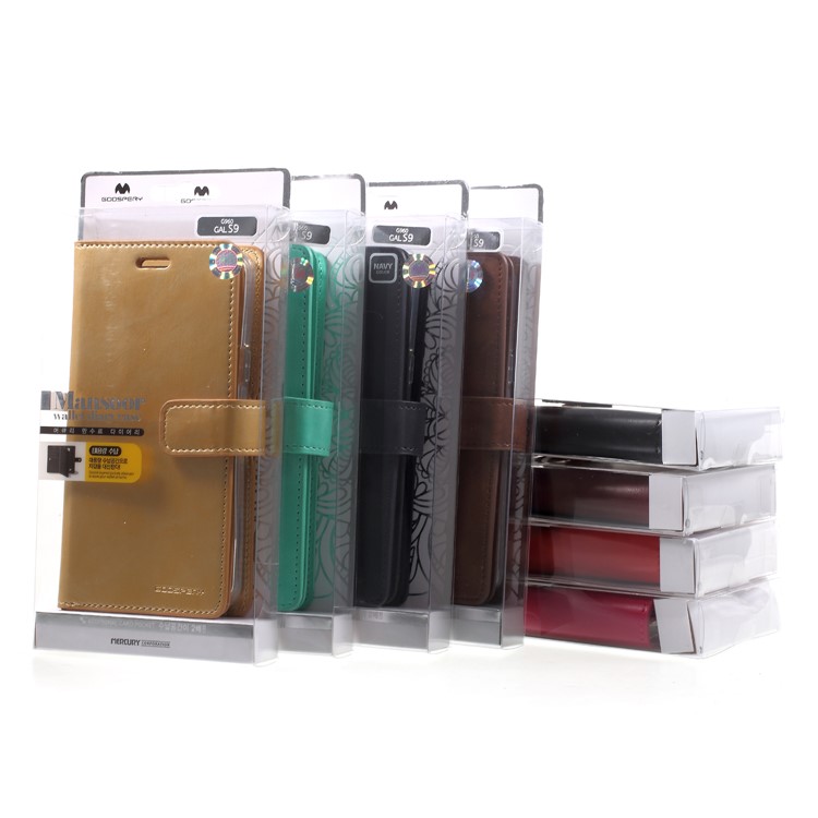 MERCURY GOOSPERY Mansoor Wallet Diary Leather Case for Samsung Galaxy S9 SM-G960 - Black-12