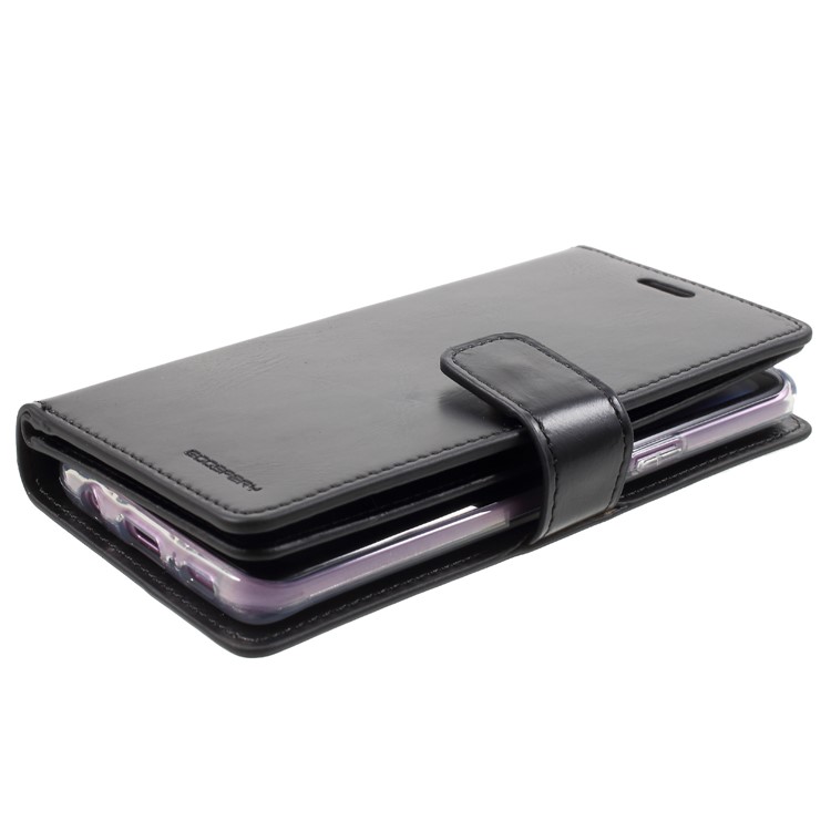 MERCURY GOOSPERY Mansoor Wallet Diary Leather Case for Samsung Galaxy S9 SM-G960 - Black-4