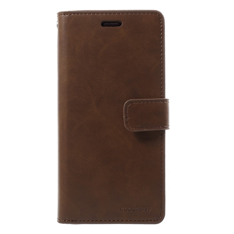MERCURY GOOSPERY Mansoor Wallet Diary Leather Case Accessory for Samsung Galaxy S9 SM-G960 - Brown-1