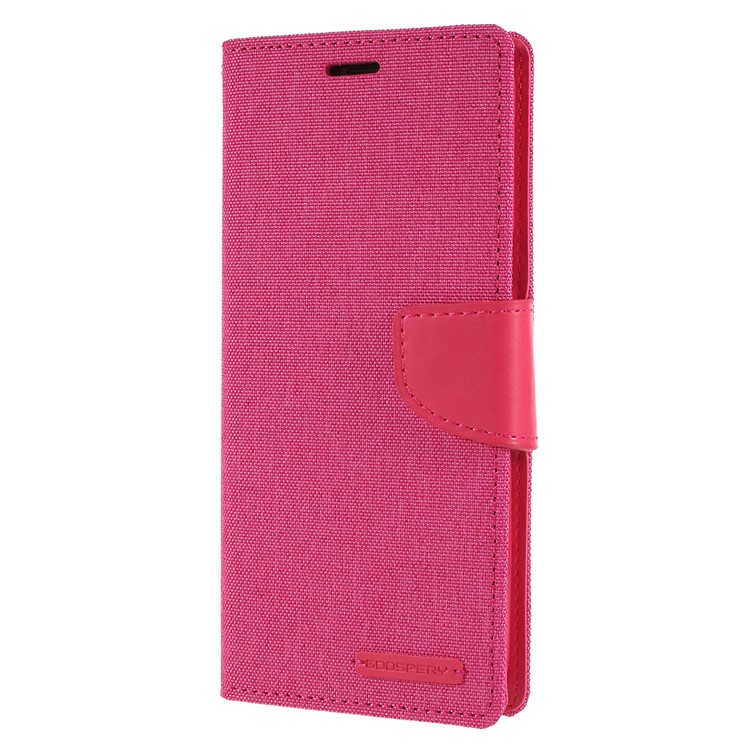MERCURY GOOSPERY Canvas Diary Leather Protection Phone Cover for Samsung Galaxy S8 SM-G950 - Rose-2