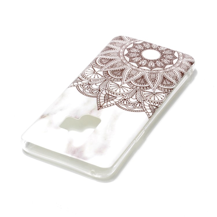 Marble Pattern IMD TPU Mobile Back Case Cover for Samsung Galaxy S9 G960 - Mandala Pattern-3